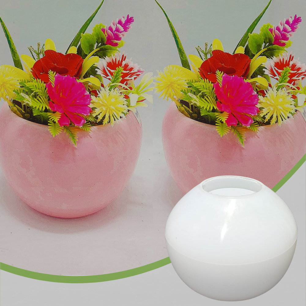 SILICOMOLDS - (3.25 " W X 3" L ) Bowl Planter Mold -URP328PM